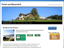 Tablet Screenshot of ferienambauernhof.net